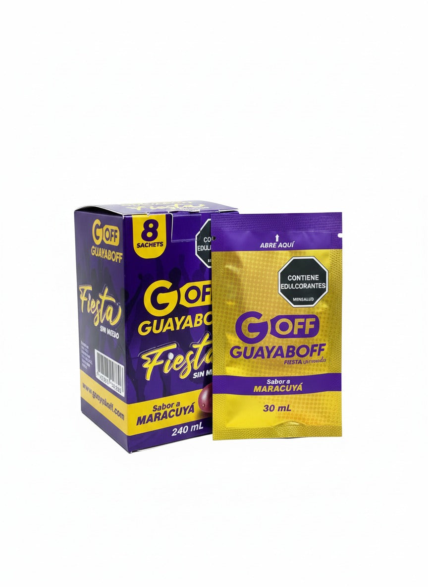 Guayaboff – Caja individual | Bebida funcional sabor citrico