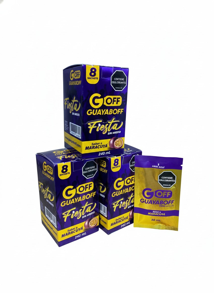 Guayaboff – Pack x3 cajas | Bebida funcional sabor citrico